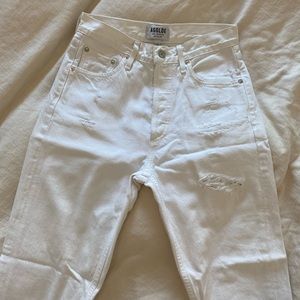 Agolde high rise straight jeans